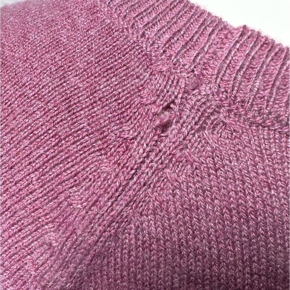 LOFT Long-Sleeve Plum Light-Weight Sweater - Picture 5 of 8